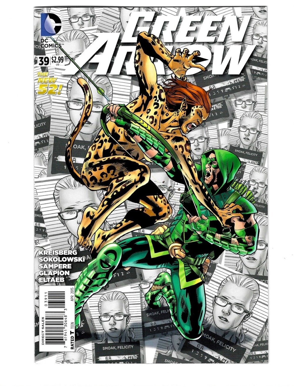 Green Arrow #39 2015 DC Comics NM